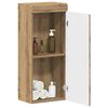 vidaXL Badkamer wandkast TULUM Artisan Eiken 37 x 24,5 x 86 cm