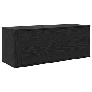 vidaXL Schoenenkast 100 x 35 x 38 cm Bewerkt hout Zwart eiken