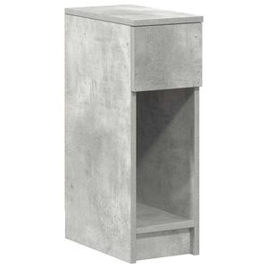 vidaXL Nachtkastje met lade 20x36x60 cm betongrijs