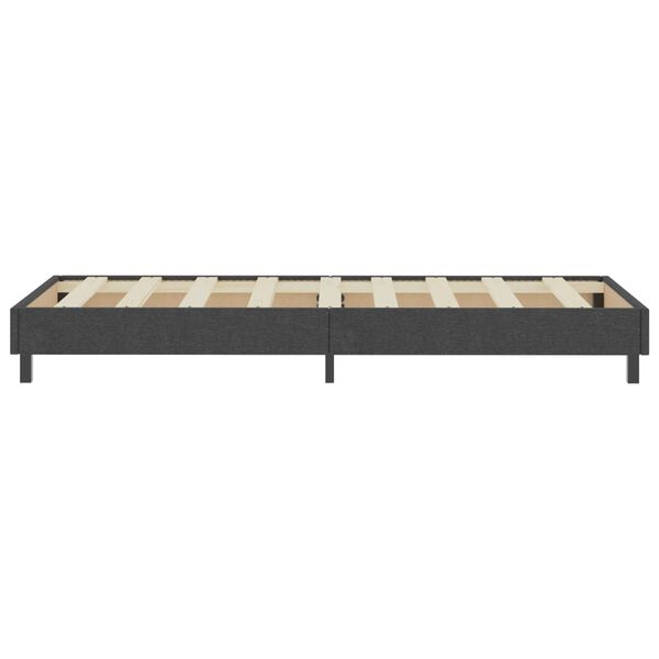 vidaXL Boxspringframe stof grijs 80x200 cm
