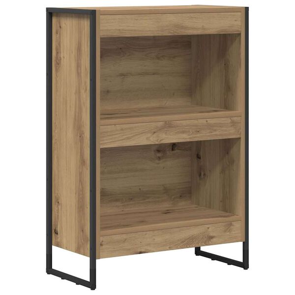 vidaXL Boekenkast Ambachtelijk eiken 80 x 30 x 155 cm Bewerkt hout