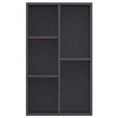 vidaXL Boekenkast/dressoir 50x25x80 cm bewerkt hout grijs