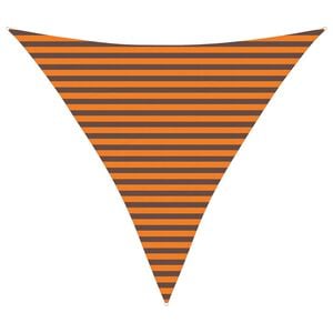 vidaXL Zonneschaduwzeil Oranje en Bruin 3,6 x 3,6 x 3,6 m