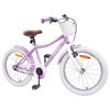 vidaXL Kinderfiets 18 Inch voor 5-7 jaar Paars