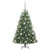 vidaXL Kunstmatige Inklapbare Kerstboom Groen 120 cm PVC en Metaal
