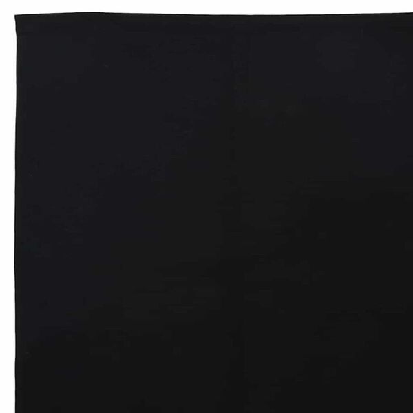 vidaXL Vervangingsdoek voor zonnescherm Zwart 10 x 1.6 m Stof