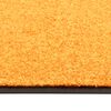 vidaXL Deurmat wasbaar 90x120 cm oranje