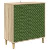 vidaXL Dressoir GELEEN Sonoma 69 x 33 x 75 cm Bewerkt hout