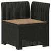 vidaXL E&eacute;npersoons Tuinbank met Kussen Rattan Look PP Antraciet