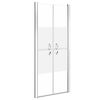 vidaXL Douchedeur 91x190 cm ESG halfmat