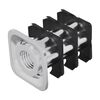 vidaXL Draadbuis Invoeg 12 st Zwart en Zilver 15,8 x 15,8 x 22,5 mm