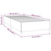 vidaXL Bedframe zonder matras 90x200 cm fluweel donkergrijs