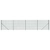 vidaXL Draadgaashek met flens 1,6x10 m groen