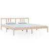 vidaXL Bedframe massief hout 180x200 cm Super King Size