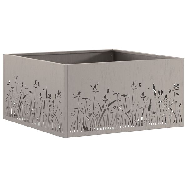 vidaXL Vuurkorf Bruin 60 x 60 x 30 cm Staal