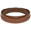 vidaXL Leren Strap Bruin 500 x 1 cm Leer