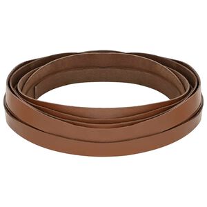 vidaXL Leren Strap Bruin 500 x 1 cm Leer