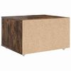 vidaXL Ladenkast met wiel Bruin 55 x 45 x 33.5 cm Bewerkt hout