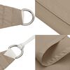 vidaXL Zonnescherm rechthoekig 2x5 m oxford stof taupe