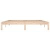 vidaXL Bedframe massief hout 180x200 cm