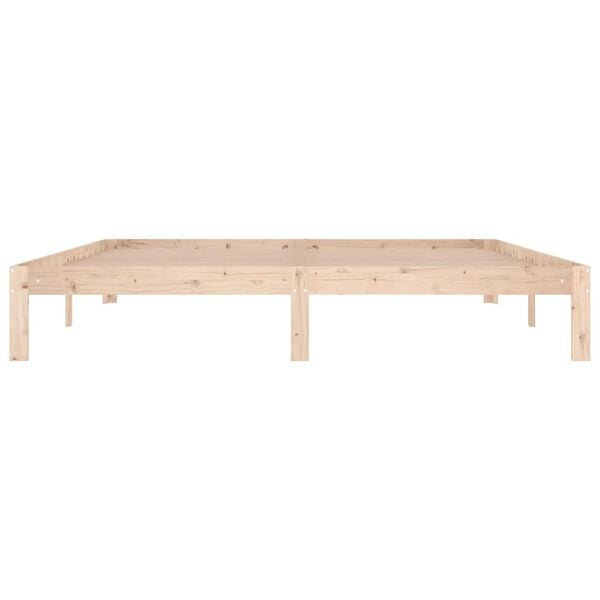 vidaXL Bedframe massief hout 180x200 cm
