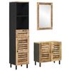vidaXL Badkamerkastenset 3 st Naturel 38 x 33 x 160 cm