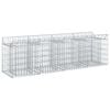 vidaXL Gabion Verhoogd Bed 200 x 50 x 60 cm Gegalvaniseerd staal