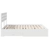 vidaXL Bedframe met lade met hoofdeinde met opslag Bewerkt hout