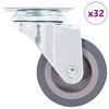 vidaXL 32 st Zwenkwielen 50 mm