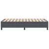 vidaXL Platform bedframe Donkergrijs 90 x 190 cm Stof