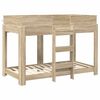 vidaXL Bunk Bed voor Kinderen Sonoma Eiken 80 x 160 cm Bewerkt hout