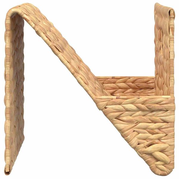 vidaXL Tijdschrifthouder 31x31x31 cm waterhyacint