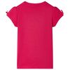 Kindershirt 140 felroze