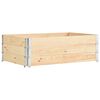 vidaXL Palletopzetrand 3 st 50x150 cm massief grenenhout