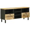 vidaXL Opslagkasten Naturel 100 x 33 x 46 cm Massief Mango Hout