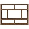 vidaXL Wandschap 75x16x55 cm bewerkt hout oud houtkleurig