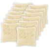 vidaXL Kussensloop 12 st HEERLEN Cr&egrave;mekleurig 45 x 45 cm PV Fleece