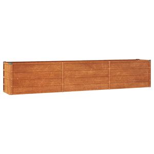 vidaXL Plantenbak verhoogd 240x40x45 cm cortenstaal roestig