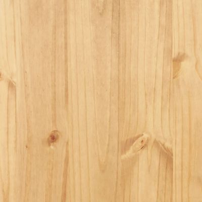 vidaXL Nachtkastje Mexicaans grenenhout Corona-stijl 53x39x66 cm