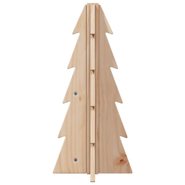 vidaXL Kerstdecoratie kerstboom 49 cm massief grenenhout