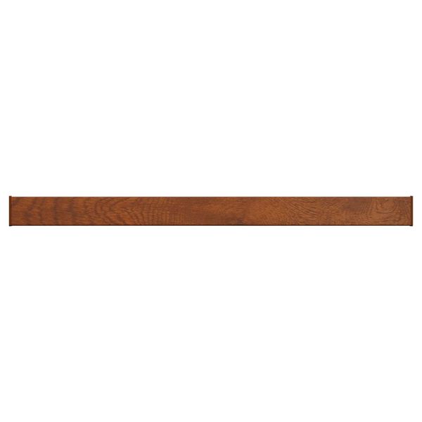 vidaXL Raamsokkel Bruin Hout 140 x 10 x 4,5 cm PVC