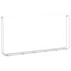 vidaXL Haardhoutrek 300x25x150 cm gegalvaniseerd staal