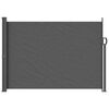 vidaXL Uittrekbaar Zijscherm 140 x 300 cm 100% polyester ijzer staal
