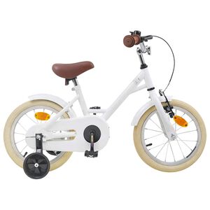 vidaXL Kinderfiets 12 Inch voor 2-4 jaar oud Wit