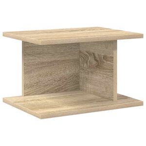 vidaXL Nachtkastje Sonoma Eiken 40 x 30 x 25 cm Bewerkt hout