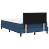vidaXL Boxspringbed met matras met hoofdeinde Blauw 120 x 200 cm Stof