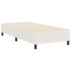 vidaXL Platform bedframe Cr&egrave;me 90 x 200 cm Stof