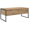 vidaXL Salontafel Ambachtelijk eiken 100 x 46 x 40 cm Bewerkt hout