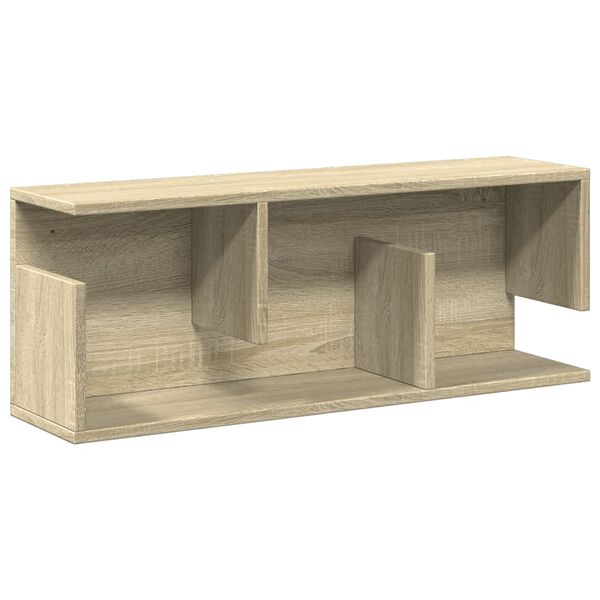 vidaXL Wandkast 80x20x30 cm bewerkt hout sonoma eikenkleurig
