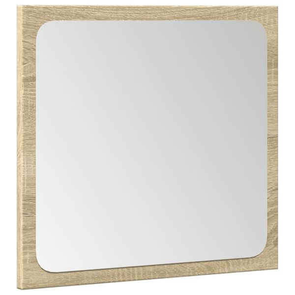 vidaXL 4-delige Badkamermeubelset bewerkt hout sonoma eikenkleurig